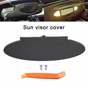 Sun Visor Mirror Cover for Porsche 996/997-911Boxster Cayman Car Sun Visor Mirror Cover Makeup Mirror Cover 99670142102