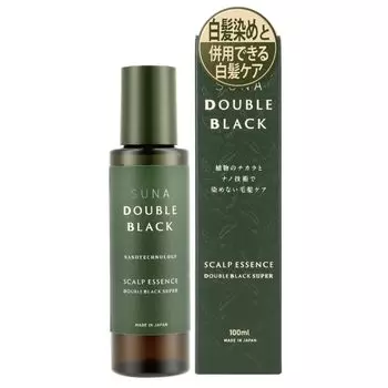 SUNA Official Scalp Essence Double Black Super Gray Hair Care Укрепляющий объем седых волос Уход за кожей головы Содержит растительные ингредиенты