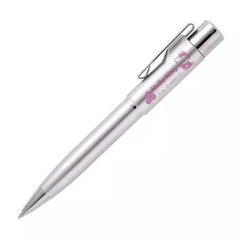 Sunbee Taniever Name Pen Hello Kitty Knock Type Mail Pack Silver TSK-66757