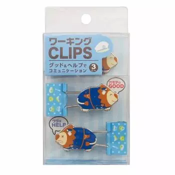 Suncake Com рабочий зажим 3 шт. Lion Police ширина 25 мм средний WKG-PO-3