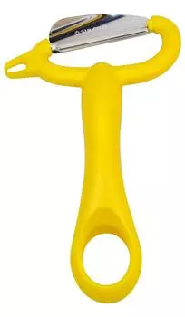 Suncraft Made in Easy to allows the skin of vegetables to come off Peeler, Japan, use, easily, Yellow, FC-107