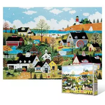 Sunday Afternoon in England - 500 Piece Jigsaw Puzzle, popular Korean puzzle