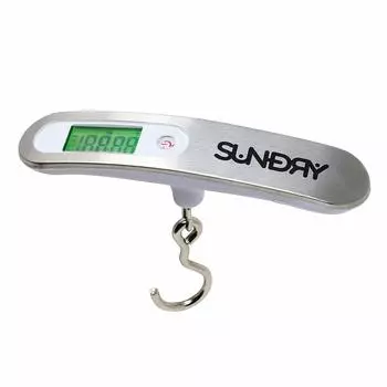 Sundry Hanging Digital Scale Travel Luggage Can weigh up to 50kg Tare function Lightweight Storage bag included