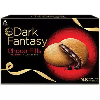 Sunfeast Dark Fantasy Choco Fills, 600 г, Печенье с оригинальной начинкой и шоколадным кремом