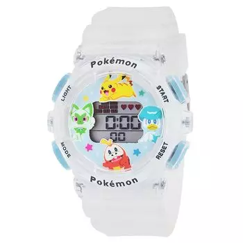 [Sunflame] Часы J-Axis Pokemon Digital Watch CP3A0002-CL Clear