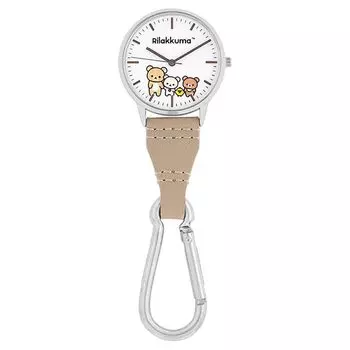 [Sunflame] Часы J-Axis Rilakkuma Carabiner CX2C0005-BR женские коричневые