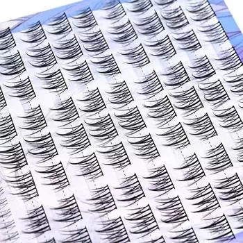 Подсолнух Накладные Ресницы Натуральная Имитация Комический Глаз Накладные Ресницы Расширение Сделай Сам Макияж Индивидуальный Сегментированный Глаз