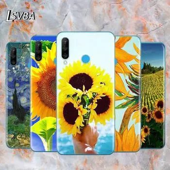Мягкий силиконовый чехол Sunflower Van Gogh из ТПУ для Huawei P40 P30 P20 Pro P10 P9 P8 Lite E Plus 2019 2017 P8 Lite 2016