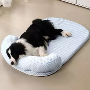 Sunframe Cool Pet Bed для Cool Cushion с для средних и больших собак, превосходный размер L 77x56 см, лето, коврик, подушка, моющаяся, собаки, кошки, дом, синий