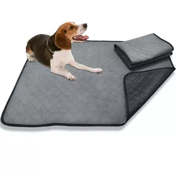 Sunframe Washable Pet Strong Dog Pet Туалет Пи Машина 2 Серые Листы, Впитывающий, Коврик, Водонепроницаемый, Подложка, Коврик, Нескользящий, Моющийся, Толстый,