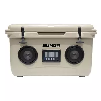 SUNGA Cooler Box 45L Bluetooth Speaker бежевый большой холодильник сумка для отдыха на природе кемпинга рыбалки барбекю охладитель Coolerbox Холодное хранение Холодное хранение Встроенный