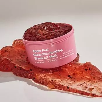 SUNGBOON EDITOR Apple Peel Smooth Texture Успокаивающая смываемая маска 100 г