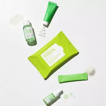 SUNGBOON EDITOR Дорожный набор Green Tomato, уход за порами, увлажнение, увлажняющий, корейская косметика, Kbeauty, образец