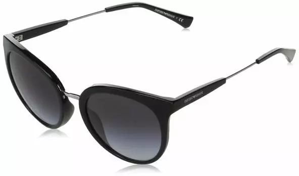 Солнцезащитные очки 0EA4145F ЧЕРНЫЕ 55 [Emporio Armani] Женские чёрный