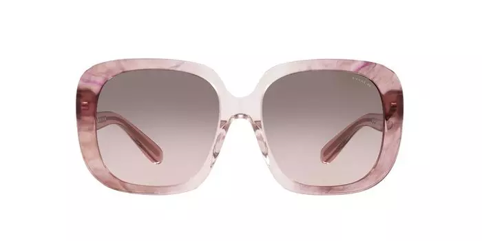 Солнцезащитные очки HC8323U ПРОЗРАЧНЫЕ РОЗОВЫЕ OMBRE 56 [Coach] Женские