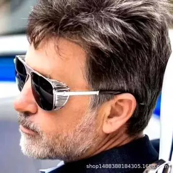 Sunglasses Men S Sunglasses Women S Uv Protection Vintage Large Frame Toad Glasses Straight