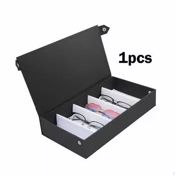 Sunglasses Organizer Case Eyeglasses Display Box Lightweight Multiple Pairs Dustproof for Women Men