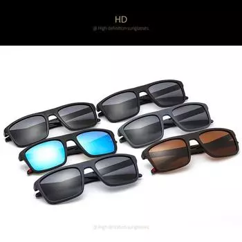 Солнцезащитные очки поляризованные очки мужские женские унисекс квадратные винтажные солнцезащитные очки UV400 спортивные ювелирные аксессуары
