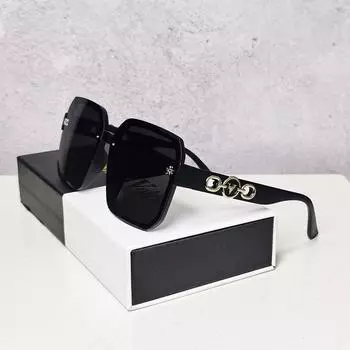 Sunglasses Women S Big Face High-End Light Luxury Glasses Plain Face Uv Protection Sunglasses