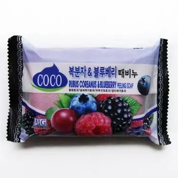 Sungwon Cosmetics Bokbunja Черничное мыло, мыло для ванны, 10 шт.