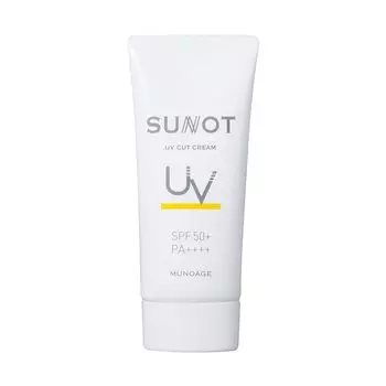 Sunknot UV Cut Cream бесцветный 50 г водный солнцезащитный крем для лица и всего тела без поверхностно-активных веществ мыло для чувствительной кожи MUNOAGE [SPF50+/PA++++/устойчив к УФ-излучению]