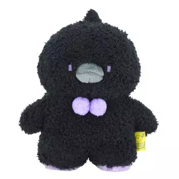 Sunlemon Fluffy Tatton Crow Black S Stuffed Animal 13716cm P-8932