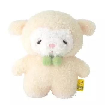 Sunlemon Fluffy Tatton Sheep White S 13 x 14 x 8 cm Stuffed Animal P-8142