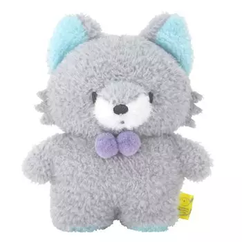 Sunlemon Fluffy Tatton Wolf Gray S Stuffed Animal 131511cm P-8122