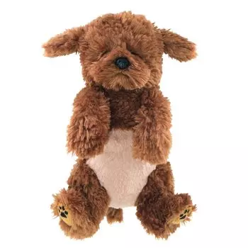SunLemon Карманная игрушка Пудель Коричневый Спящая Мягкая игрушка Животное x x P-8372 (21.2 11.7 31.3 см)