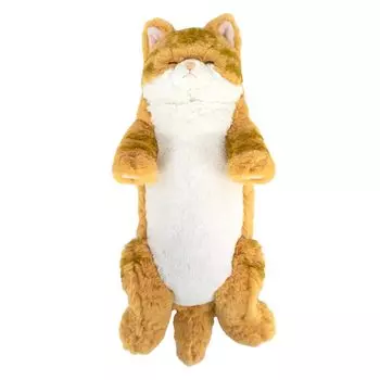 Sunlemon Knee Cat Chashiro Sleeping 21 x 47 x 14 см мягкая игрушка P-8232
