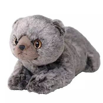 Sunlemon Knee Cat Scottish Fold Gray x x Stuffed Animal 17.5 12.6 33.2cm P-8342