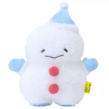 Sunlemon Пушистый Снеговик BL 15 x 6 x Мягкая Игрушка Синий Милый Зима Рождество Снег Новый Год 17,5см P-9912 синий