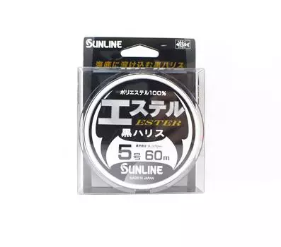 Sunline Ester Leader HG Black 60 м # 5 20 фунтов 0,37 мм (6993)