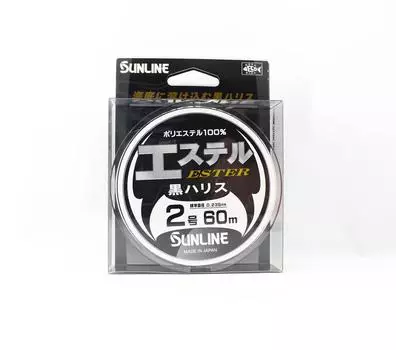 Sunline Ester Leader HG Черный 60 м #2 8 фунтов 0,235 мм (6955) чёрный