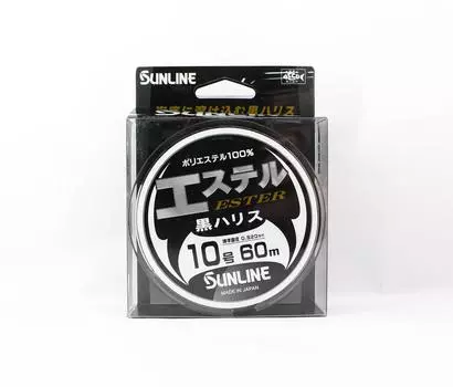 Sunline Ester Leader HG Черный 60 м #10 35 фунтов 0,520 мм (7037) чёрный