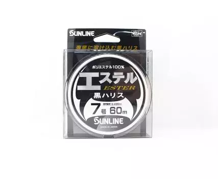Sunline Ester Leader HG Черный 60 м #7 26 фунтов 0,435 мм (7013) чёрный