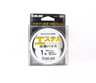 Sunline Ester Leader HG Clear 60 м #1 4 фунта 0,165 мм (6849)