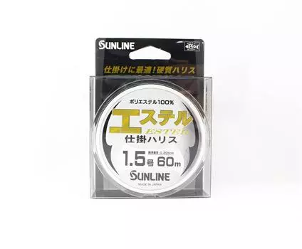 Sunline Ester Leader HG Clear 60 м #1,5 6 фунтов 0,205 мм (6863) чистый