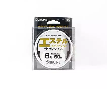 Sunline Ester Leader HG Clear 60 м № 8 30 фунтов 0,47 мм (6948) чистый