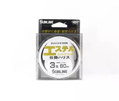 Sunline Ester Leader HG Clear 60 м # 3 12 фунтов 0,285 мм (6894) чистый