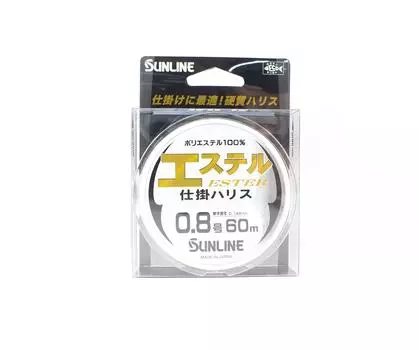 Sunline Ester Leader HG Clear 60 м # 0,8 2,5 фунта 0,148 мм (6832) чистый