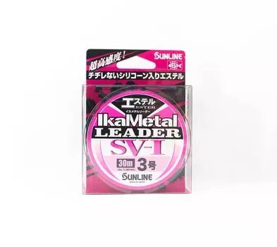 Sunline Ester Leader Ika Metal SV-1 Розовый 30 м #3 12 фунтов 0,285 мм (7976) розовый