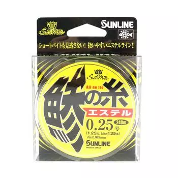 Sunline Ester Line Aji No Ito 240M 1,25 фунта зеленый (2711) зелёный
