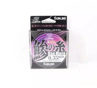 Sunline Ester Line Aji No Ito One More 200м #0,35 1,75 фунта 0,097 мм (6794) розовый