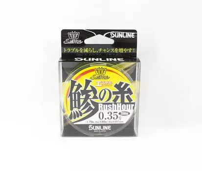 Sunline Ester Line Rush Hour 200M HG, размер 0,35, 1,75 фунта, желтый (6152) жёлтый