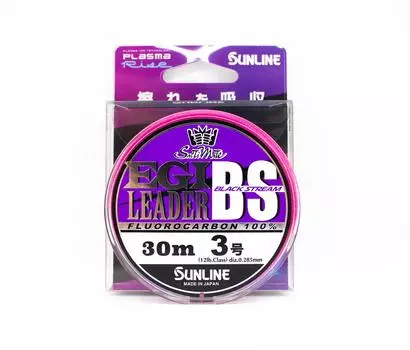 Sunline Fluorocarbon Leader Egi Saltimate BS 30 м № 3 12 фунтов (2888)