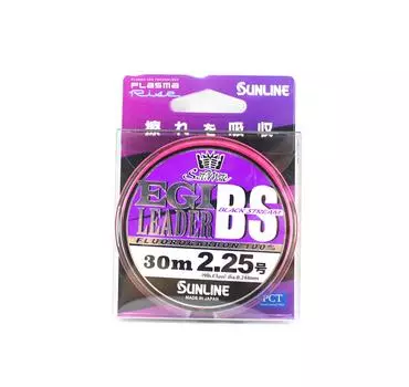 Sunline Fluorocarbon Leader Egi Saltimate BS 30 м # 2,25 9 фунтов (2864) чистый