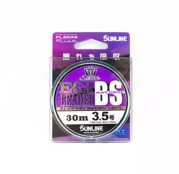 Sunline Fluorocarbon Leader Egi Saltimate BS 30 м # 3,5 14 фунтов (2895) чистый