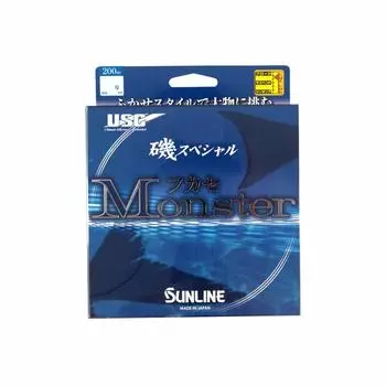 SUNLINE Iso Special Fukase Monster 200m Одиночный предмет 6 Желтый Зеленый Синий Нет. (50см) + (50см)