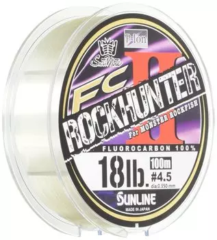 SUNLINE Line Saltimate ROCK HUNTER II 100m 18LB No. 4.5 чистый